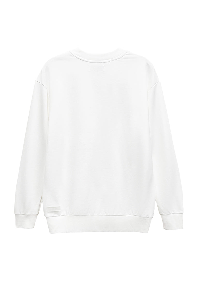 Men Long Sleeve Sweatshirt - White - H2M640