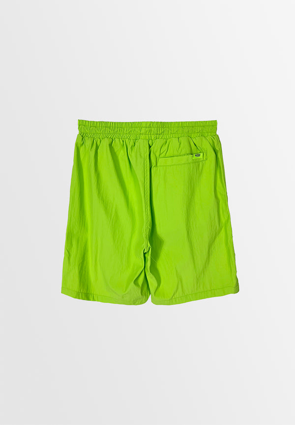Men Nylon Short Jogger - Neon Green - H2M723