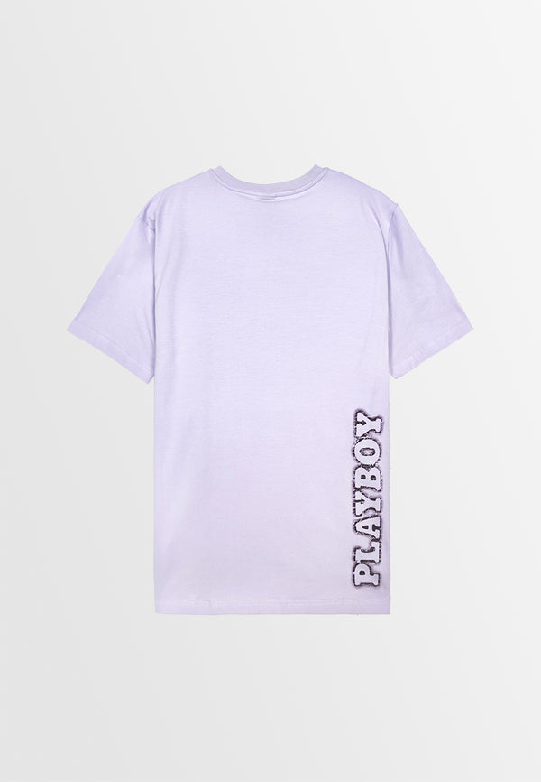 Playboy x SUB Men Short-Sleeve Graphic Tee - Purple - 410166