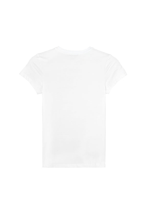 Women Short-Sleeve Graphic Tee - White - 310227