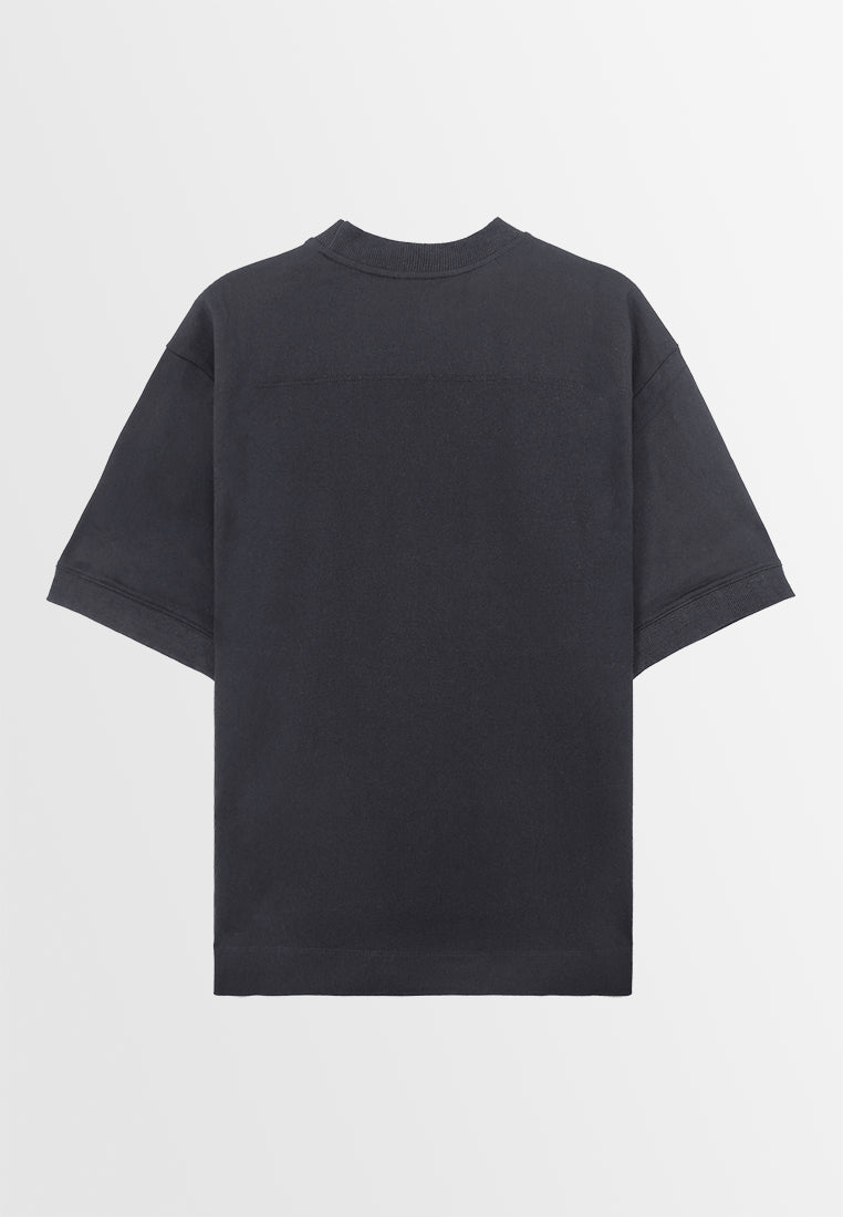 Men Short-Sleeve Sweatshirt - Black - M3M882
