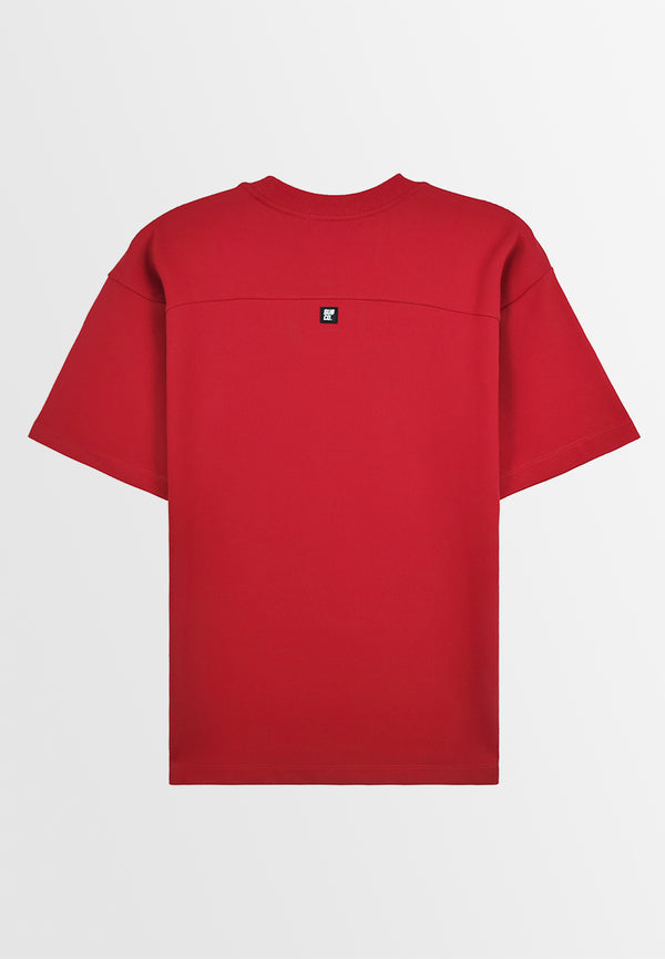 Men Short-Sleeve Fashion Tee - Red - 310202