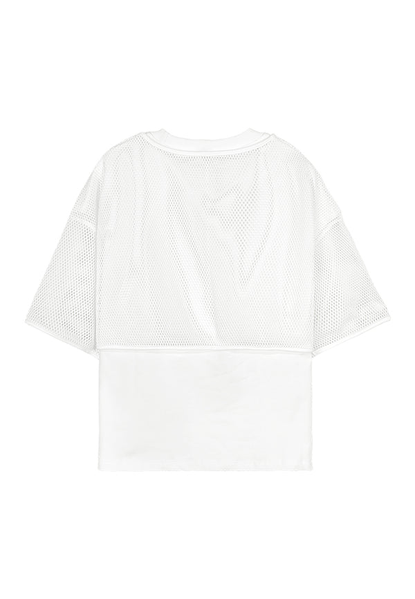 Women Short-Sleeve Fashion Tee - White - 410002