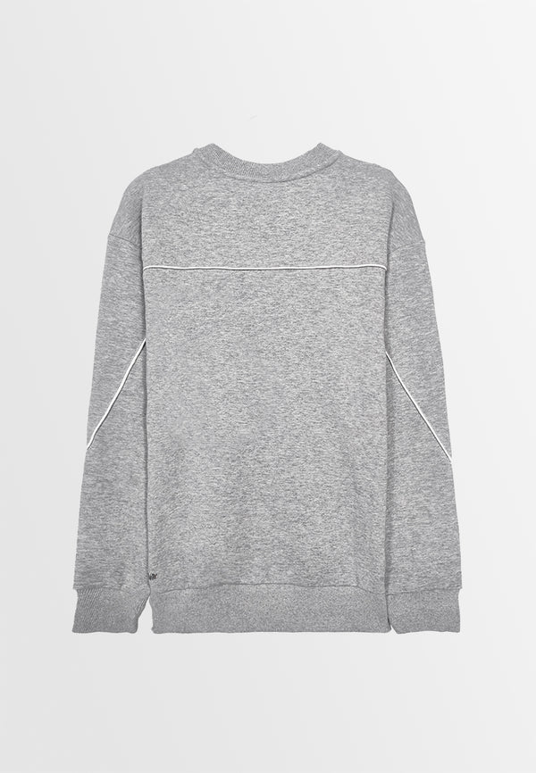 Men Long-Sleeve Sweatshirt - Grey - M3M849