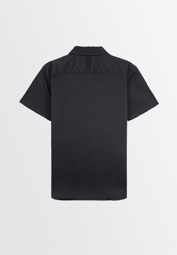 Men Short-Sleeve Shirt - Black - 410051