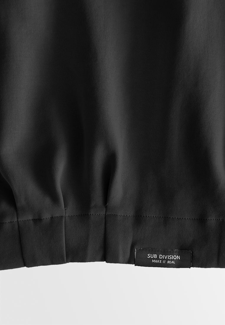 Women Short-Sleeve Fashion Tee - Black - 510051