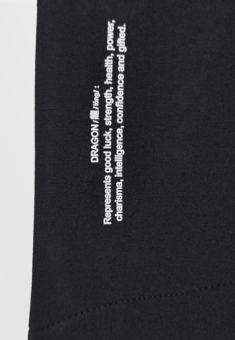 Women Short-Sleeve Sweatshirt - Black - 410070