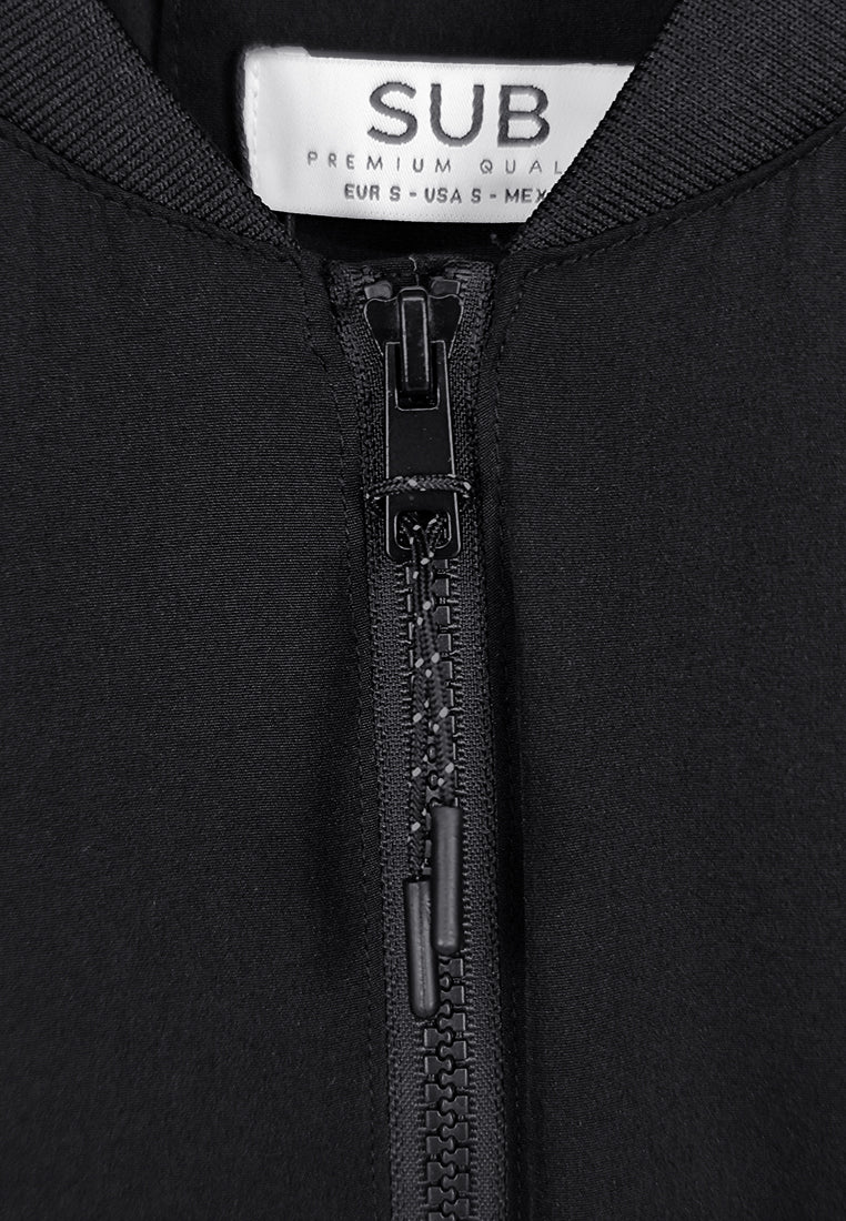 Men Long-Sleeve Jacket - Black - 310008