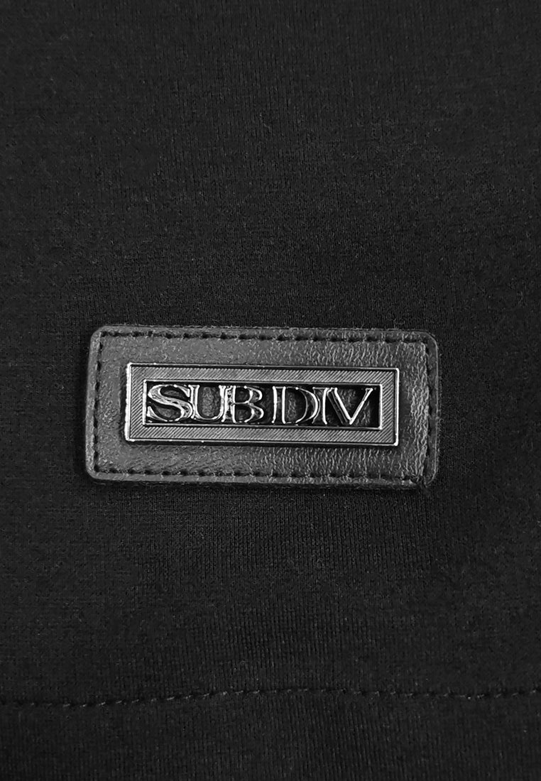 Women Short-Sleeve Fashion Tee - Black - 410140