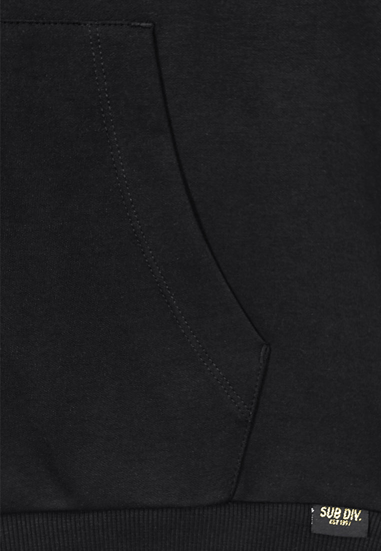 Men Sleeveless Sweatshirt Hoodies - Black - 310022