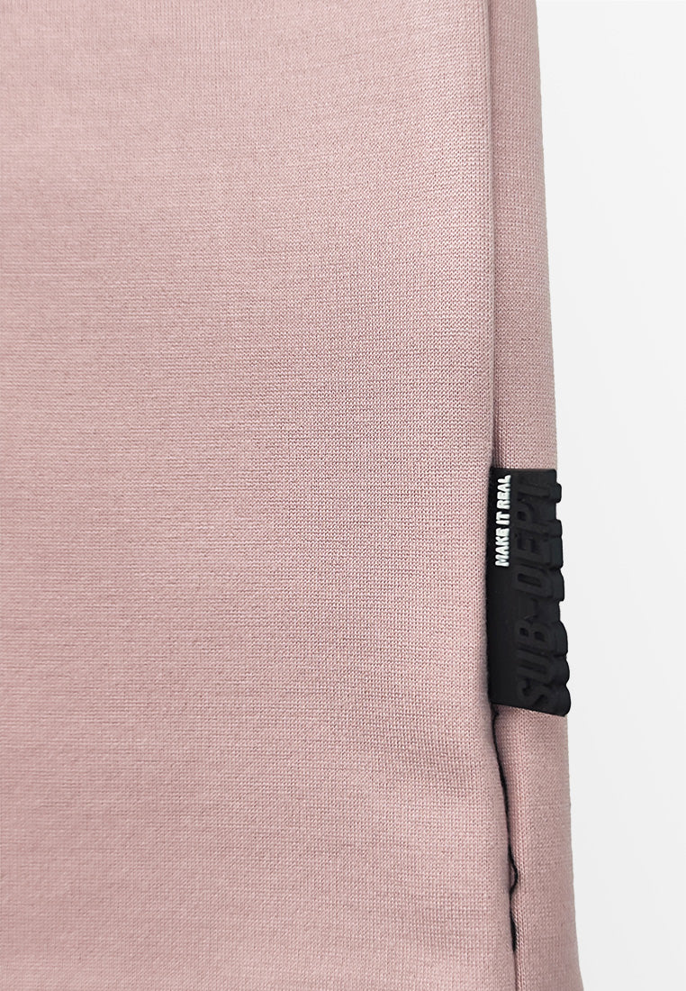 Men Short-Sleeve Oversized Polo Tee - Pink - 410444