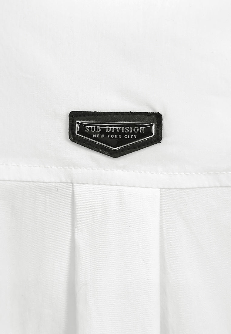 Women Long-Sleeve Shirt - White - M3W800