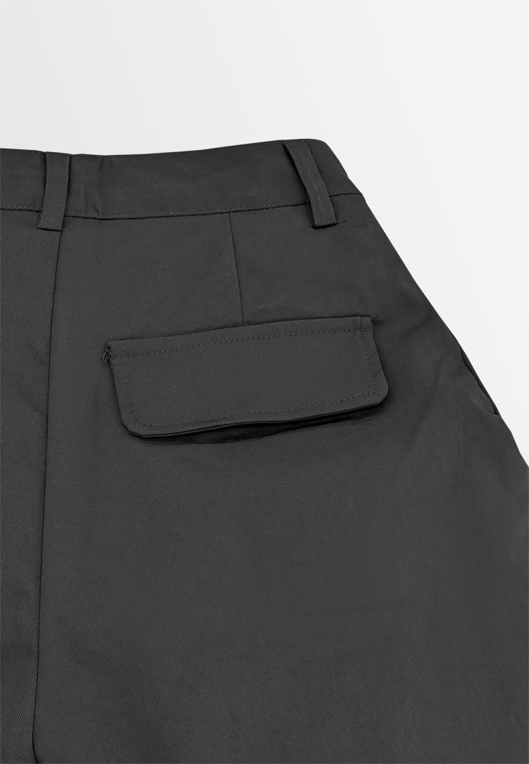 Women Wide Leg Pants - Black - 610340