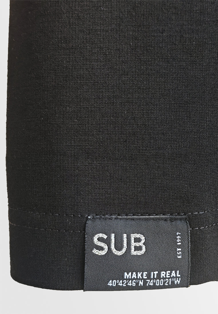 Men Short-Sleeve Plain Polo Tee - Black - 510086