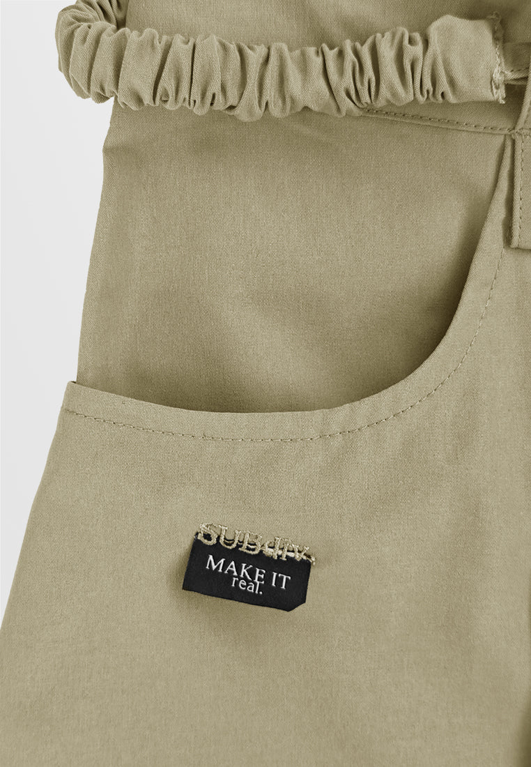 Women Long Pants - Khaki - 610399