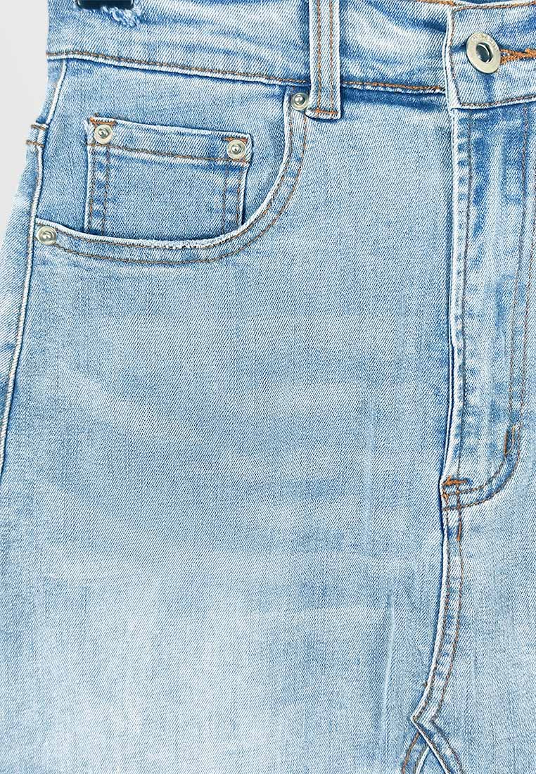 Women Denim Skirt - Light Blue - M3W815