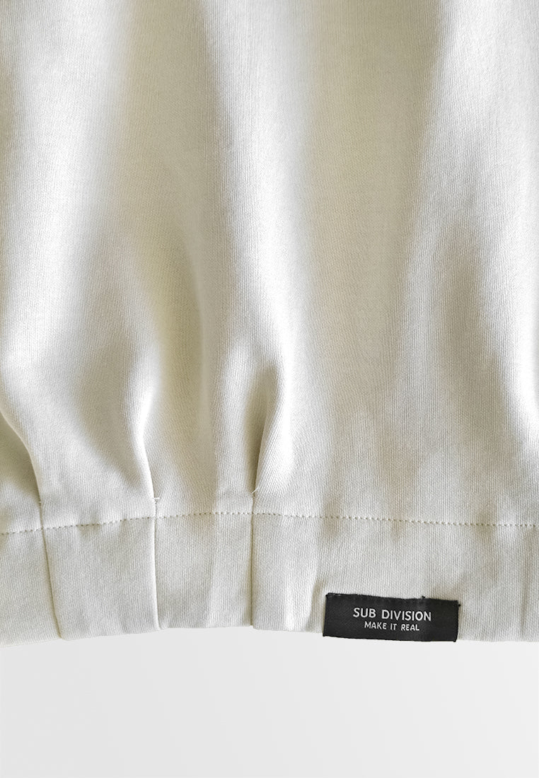 Women Short-Sleeve Fashion Tee - Light Grey - 510050