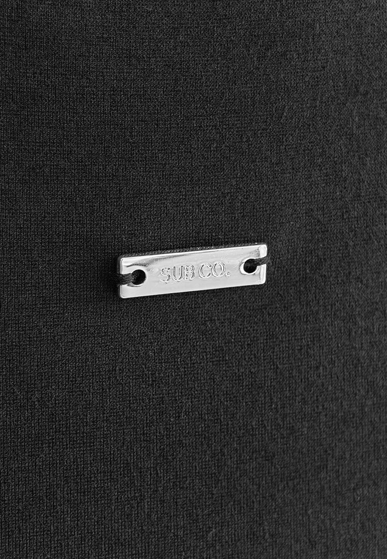 Women Cropped T-Shirt - Black - 410235