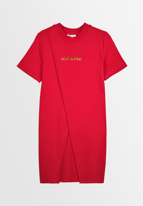 Women Midi Dress - Red - 410057