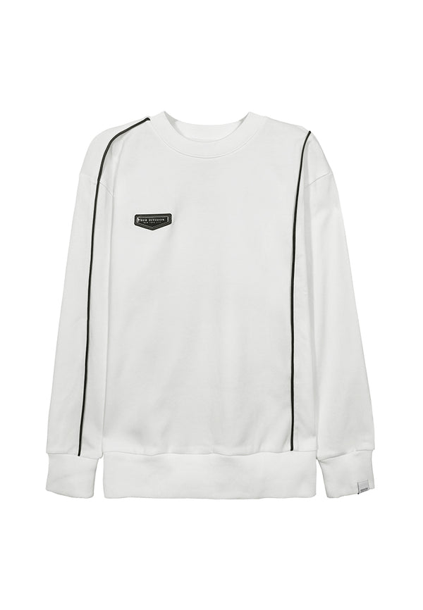 Men Long-Sleeve Sweatshirt - White - M3M885
