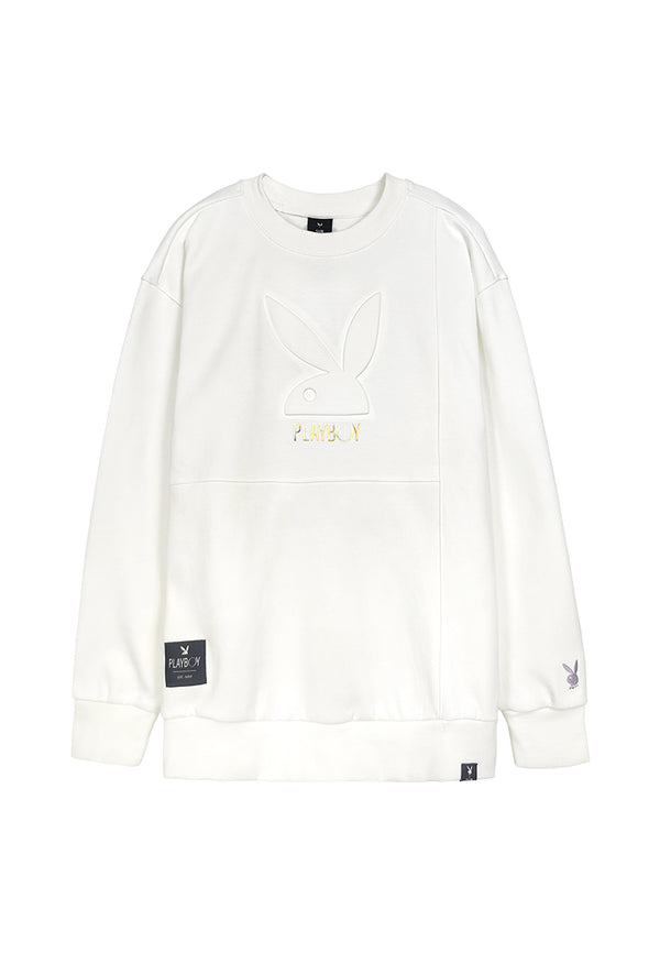 Playboy x SUB Men Long-Sleeve Sweatshirt - White - 410155