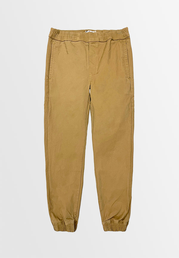 Men Long Pants Jogger - Khaki - S3M575