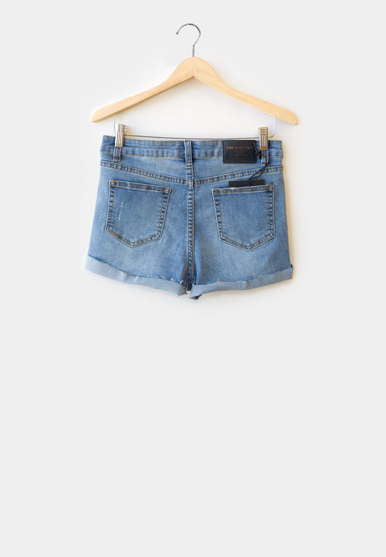 Women Short Jeans - Blue - H9W322