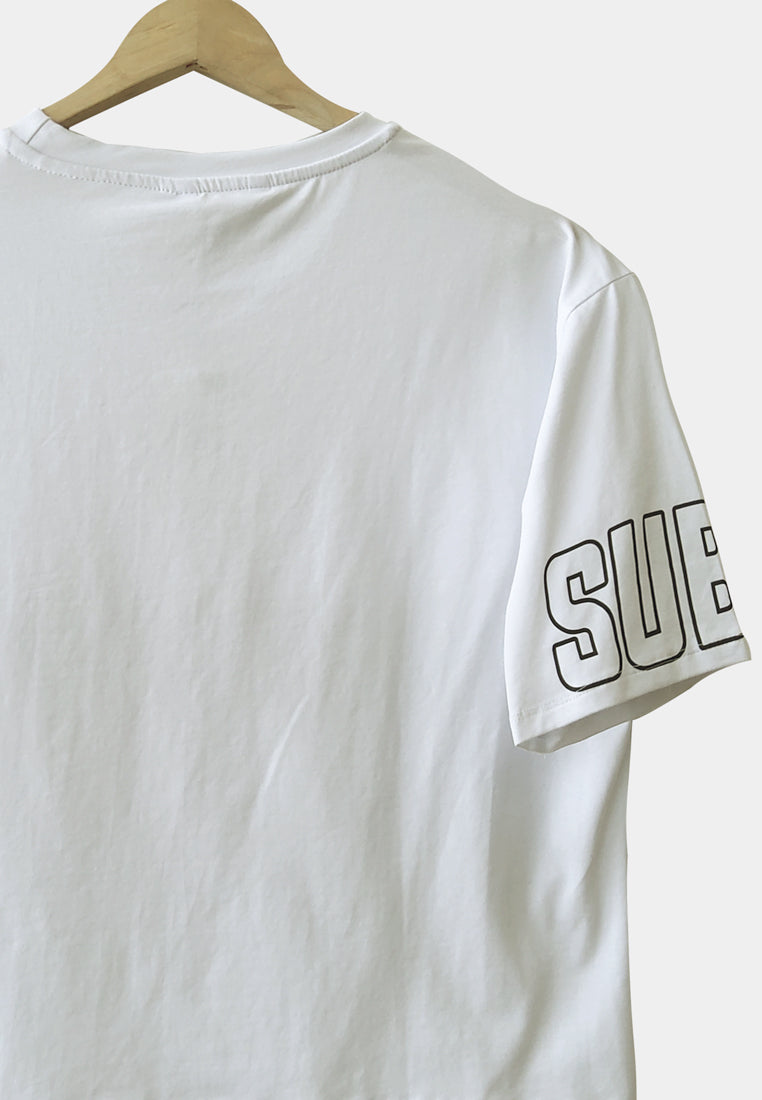 Women Short-Sleeve Fashion Tee - White - H1W194