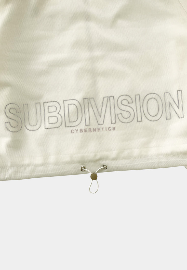 Women Bomber Jacket - White - F2W402