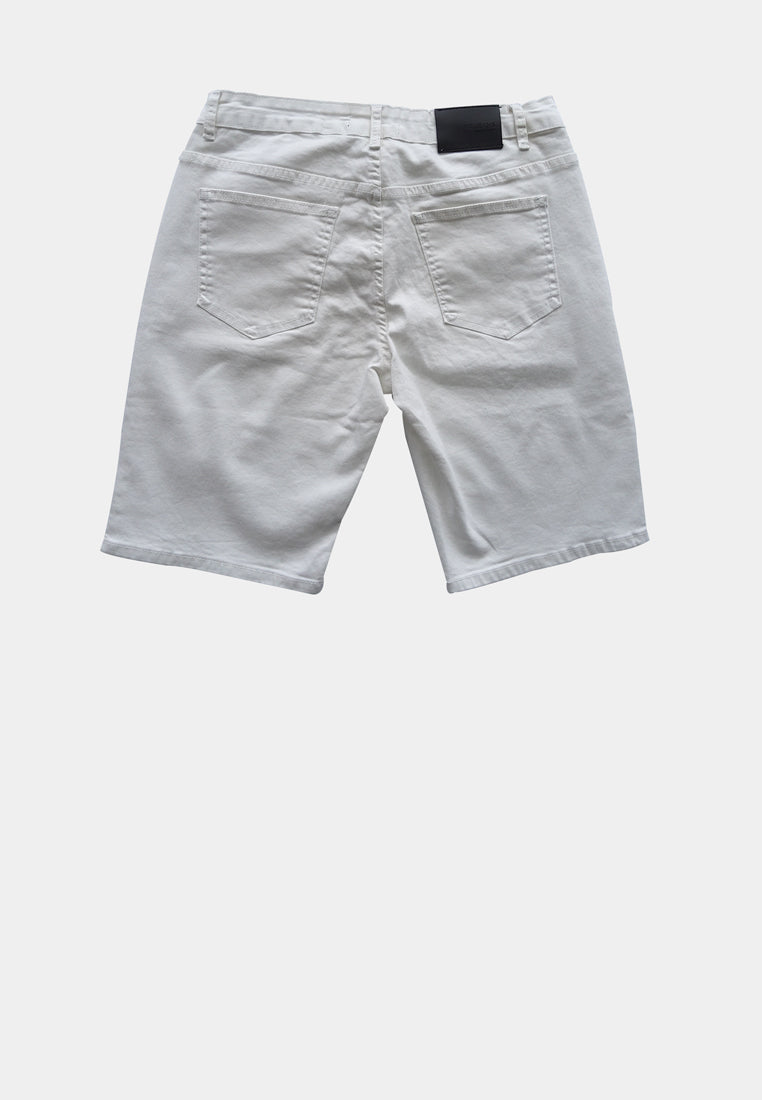 Men Short Jeans - White - H1M126