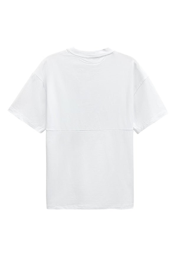 Men Short-Sleeve Fashion Tee - White - M3M673