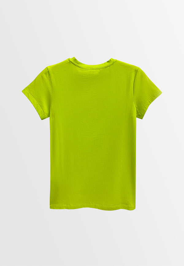 Women Short-Sleeve Graphic Tee - Green - M3W677