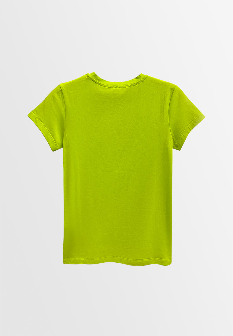 Women Short-Sleeve Graphic Tee - Green - M3W677