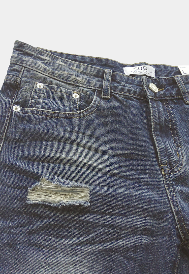 Men Short Jeans - Blue - F2M355