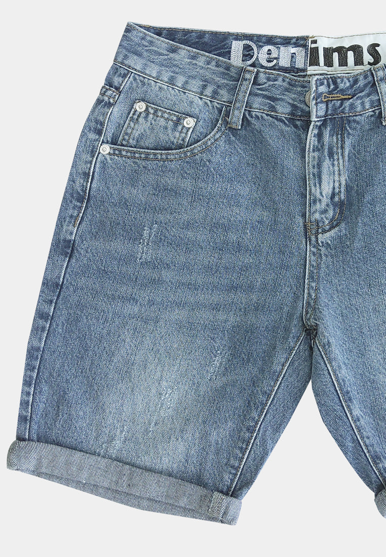 Men Short Jeans - Blue - H1M241