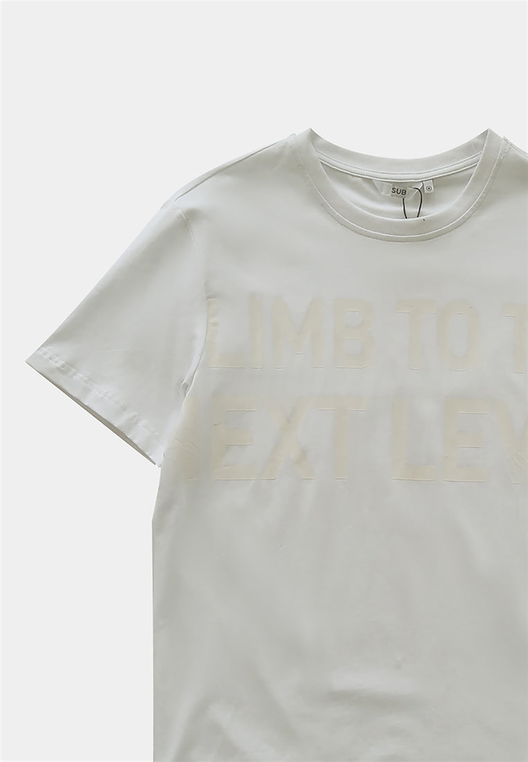 Men Short-Sleeve Graphic Tee - White - H1M102