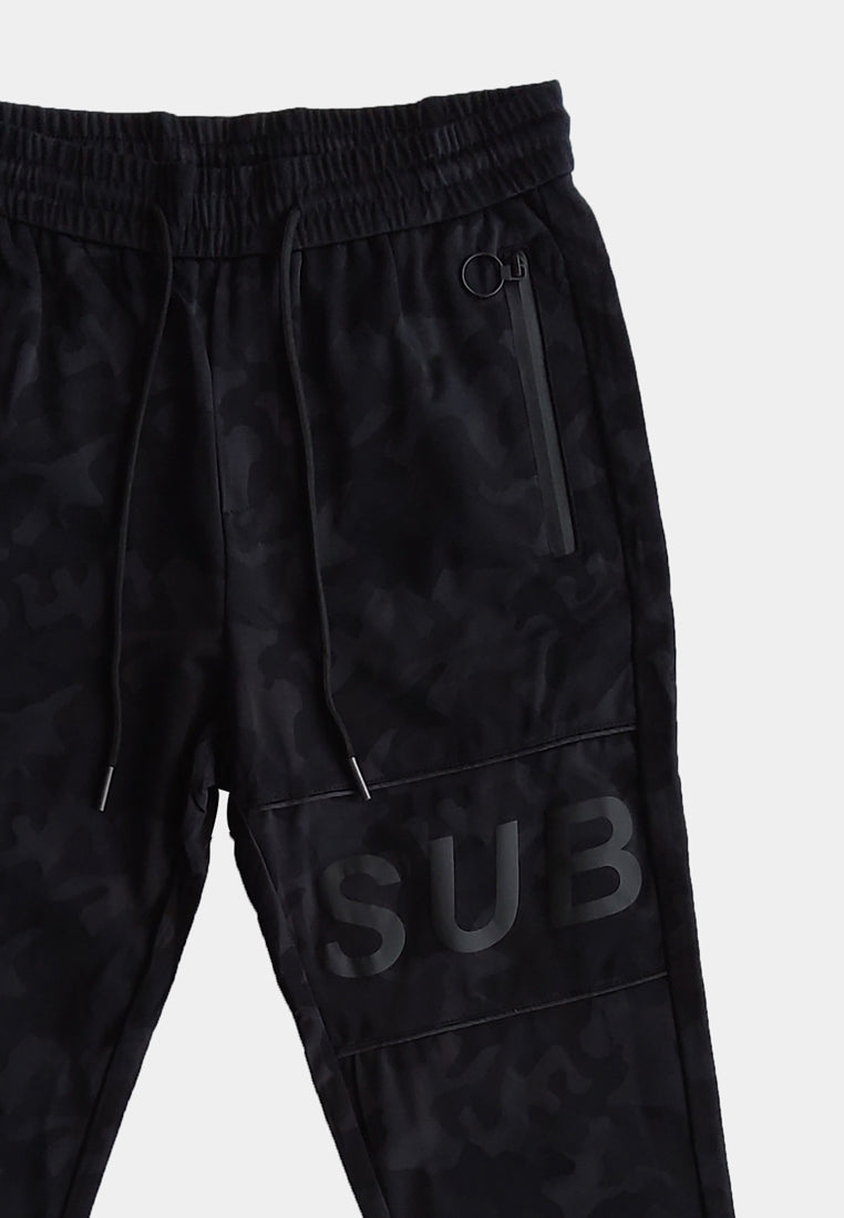 Men Long Jogger - Black - M1M041