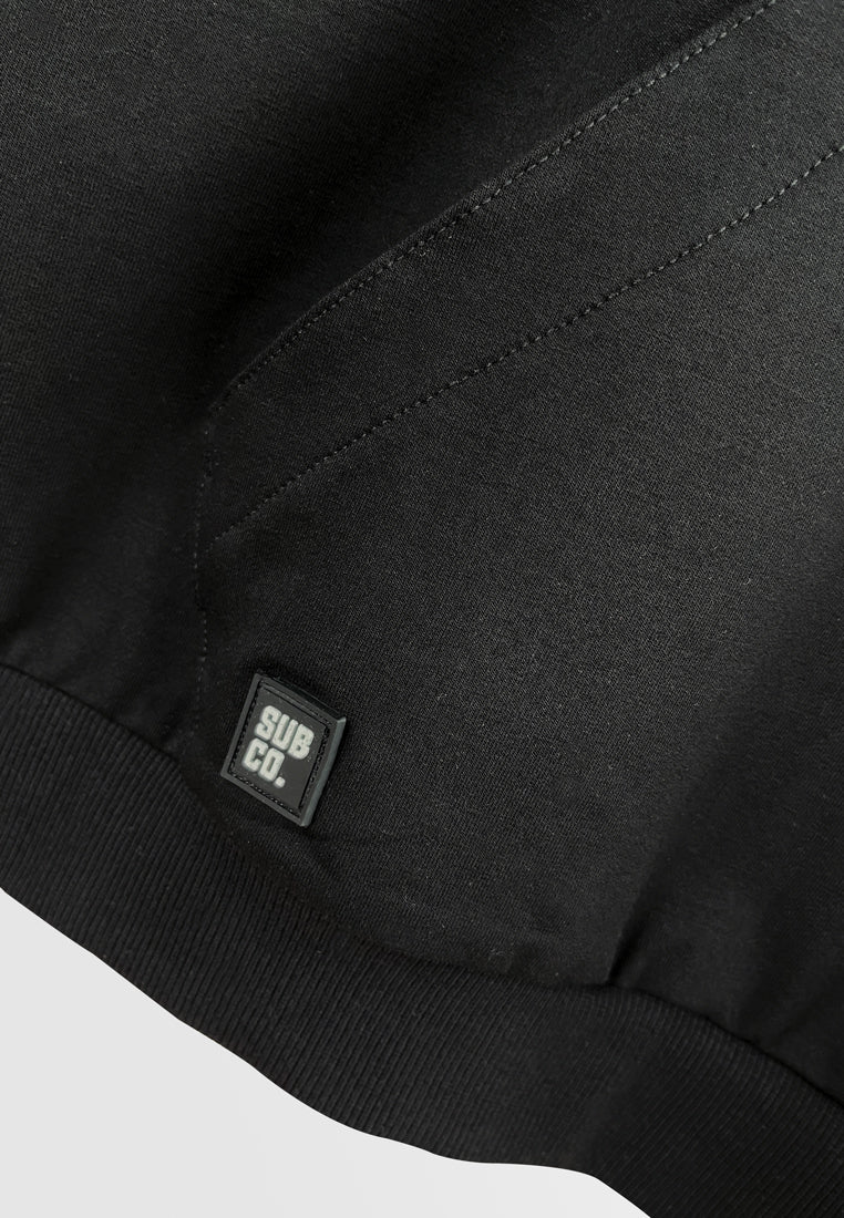 Women Long-Sleeve Sweatshirt Hoodies - Black - H2W566