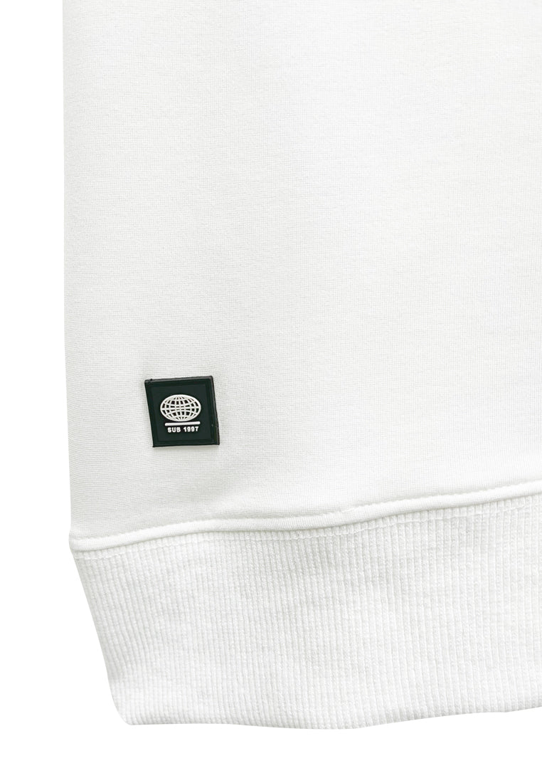 Women Short-Sleeve Sweatshirt - White - S3W750