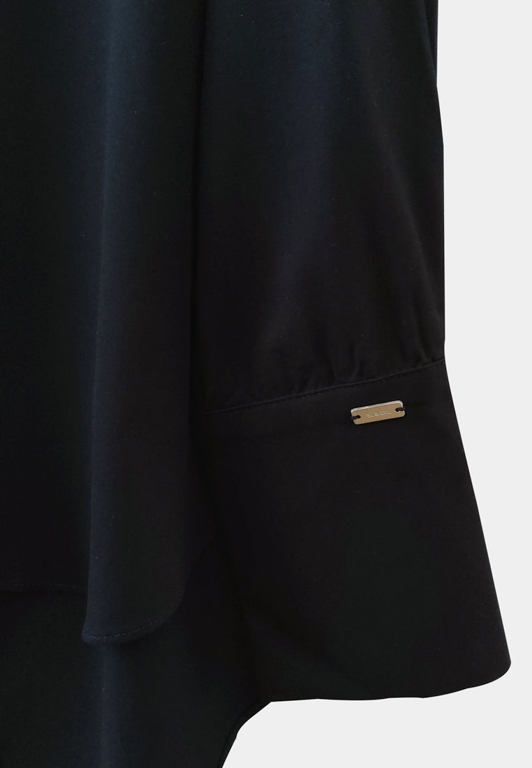 Women Long-Sleeve Shirt - Black - M2W337