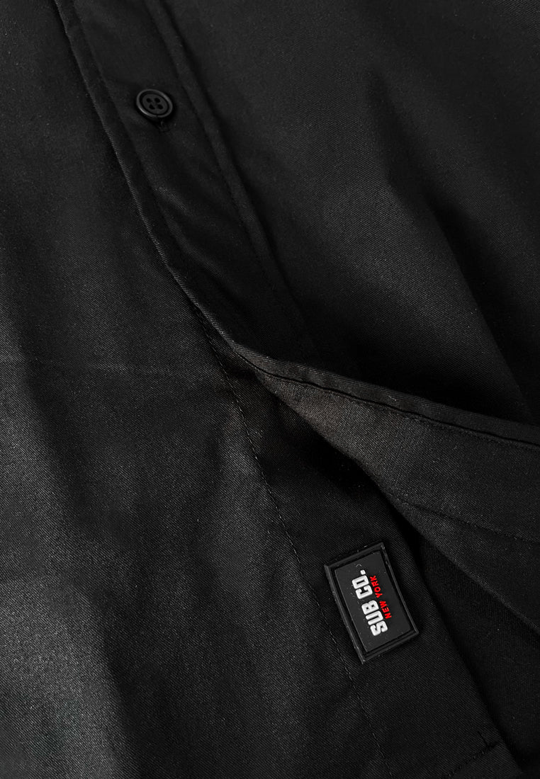Men Long-Sleeve Shirt - Black - H2M399