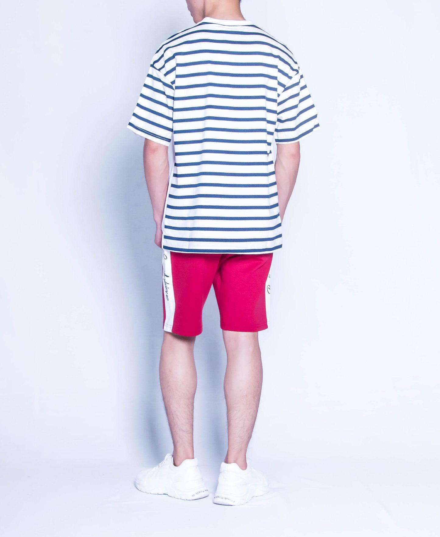 Men Oversized Short Sleeve Fashion Tee - White - H9M380