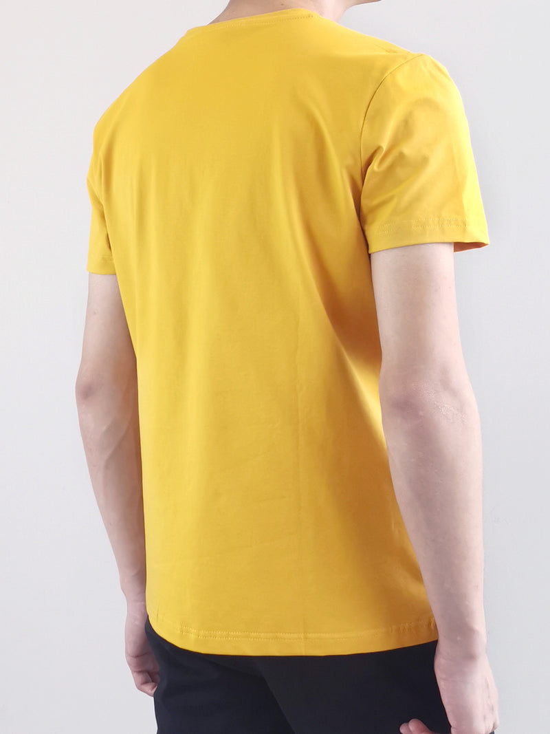 Men Short-Sleeve Graphic Tee - Yellow - M0M432