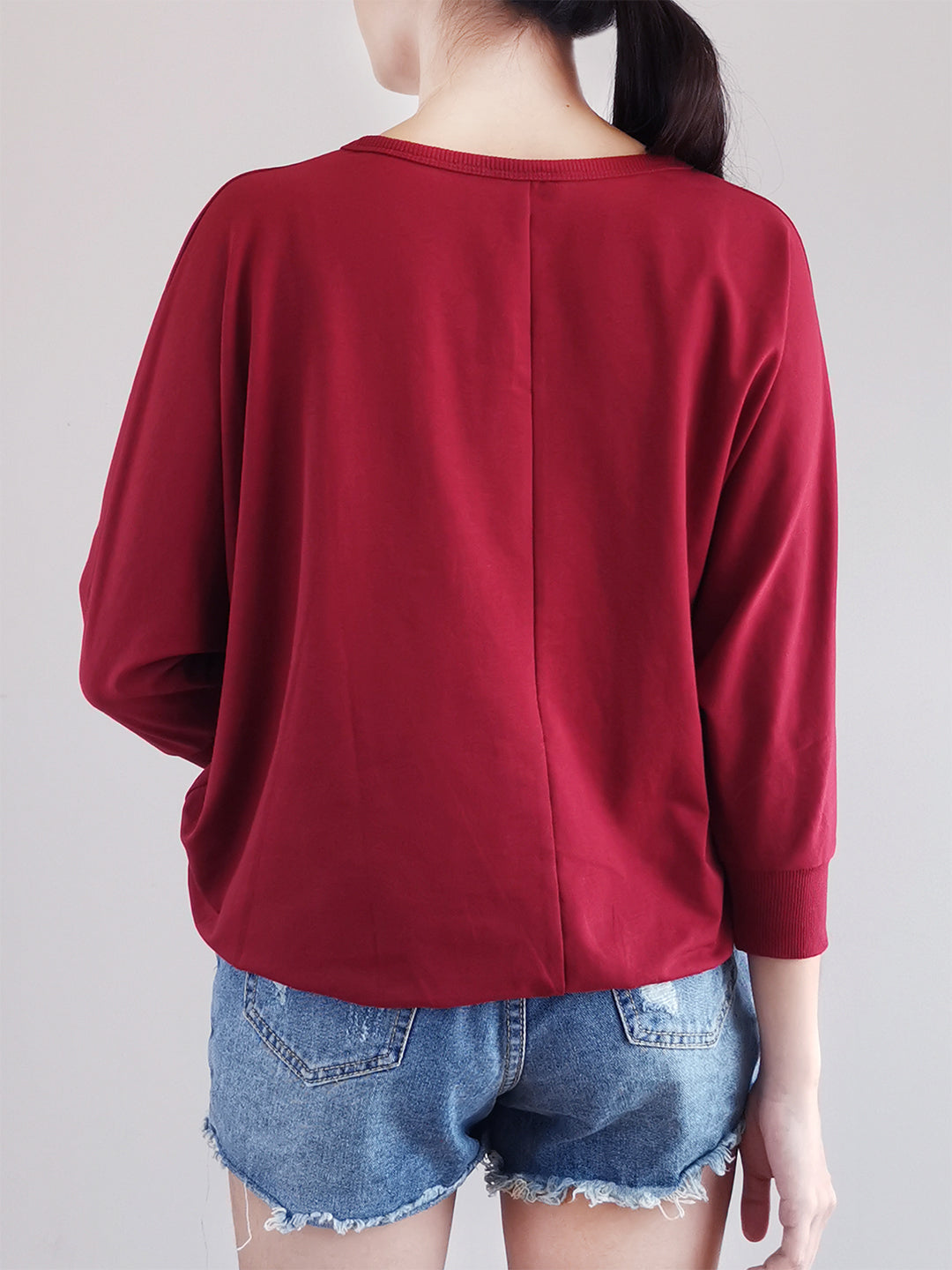 Women Fashion Tee- Red - M0W555