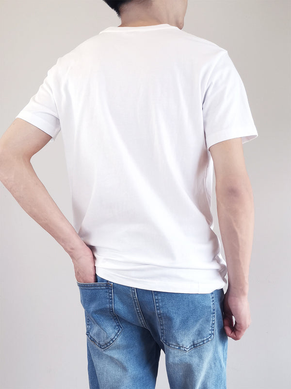 Men Short-Sleeve Graphic Tee - White - H9M376