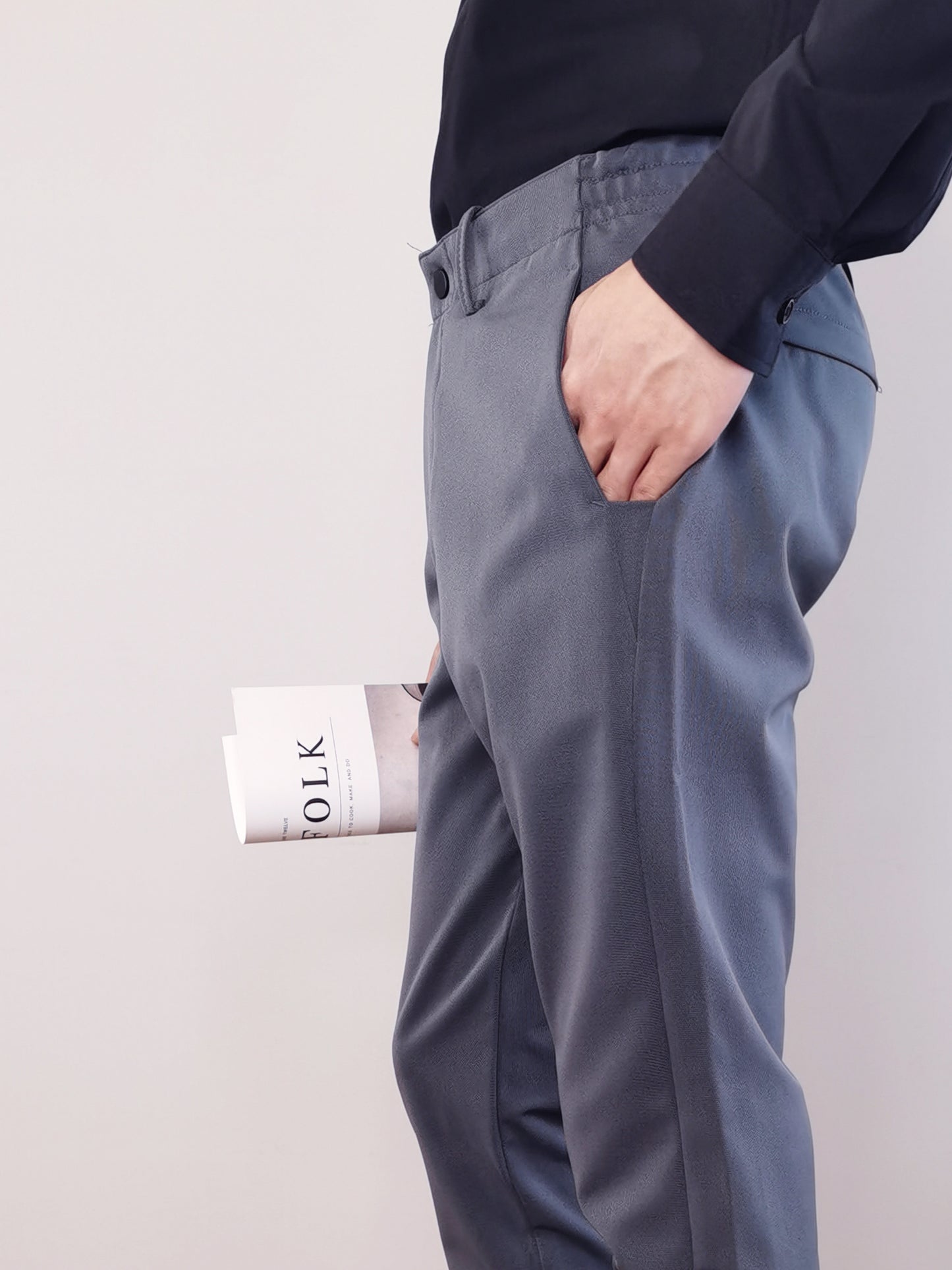 Men Basic Jogger - Grey - M0M416