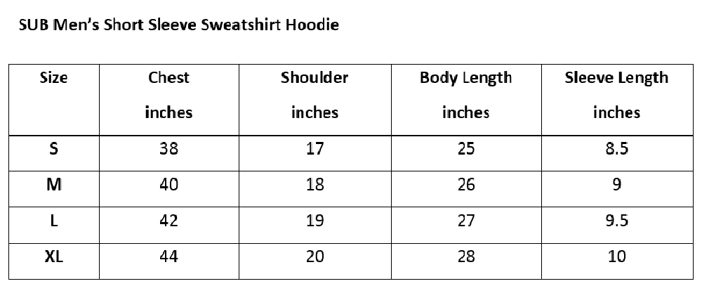 Men Short-Sleeve Sweatshirt Hoodie - Dark Green - S2M257