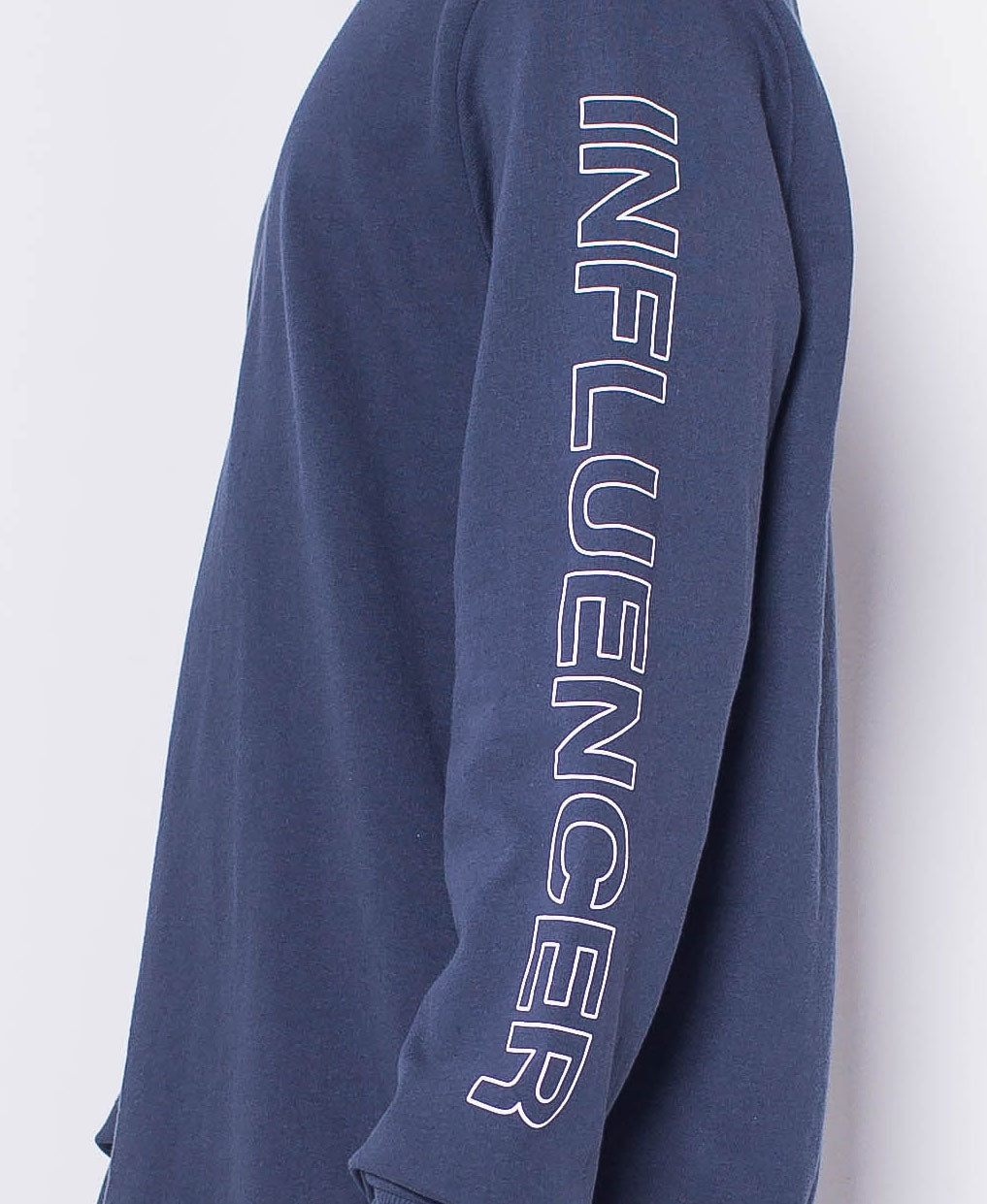 Men Graphic Sweatshirt - Navy - H0M507