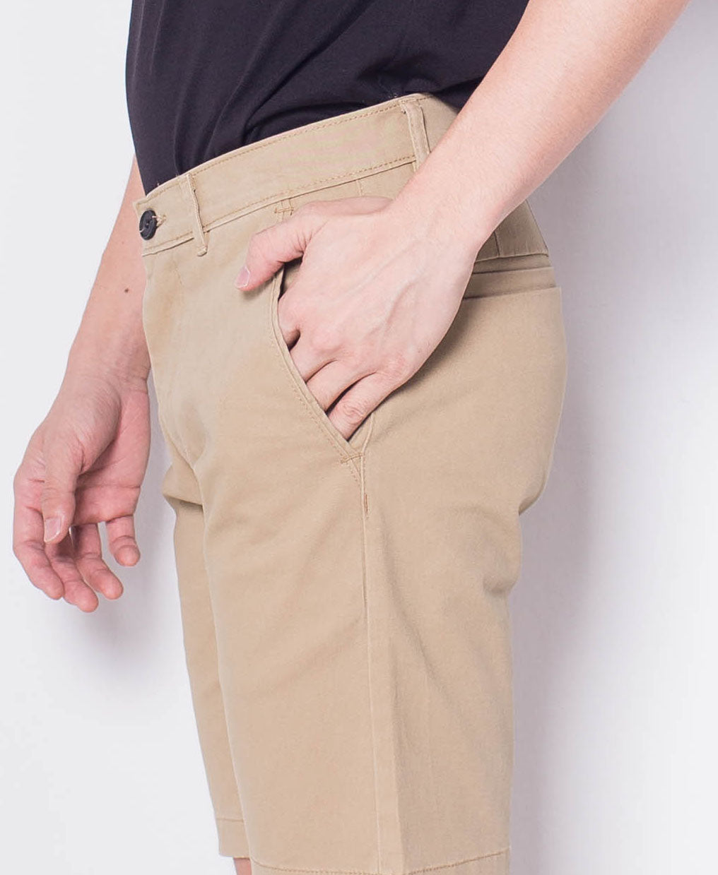 Men Short Pants - Khaki - H0M674