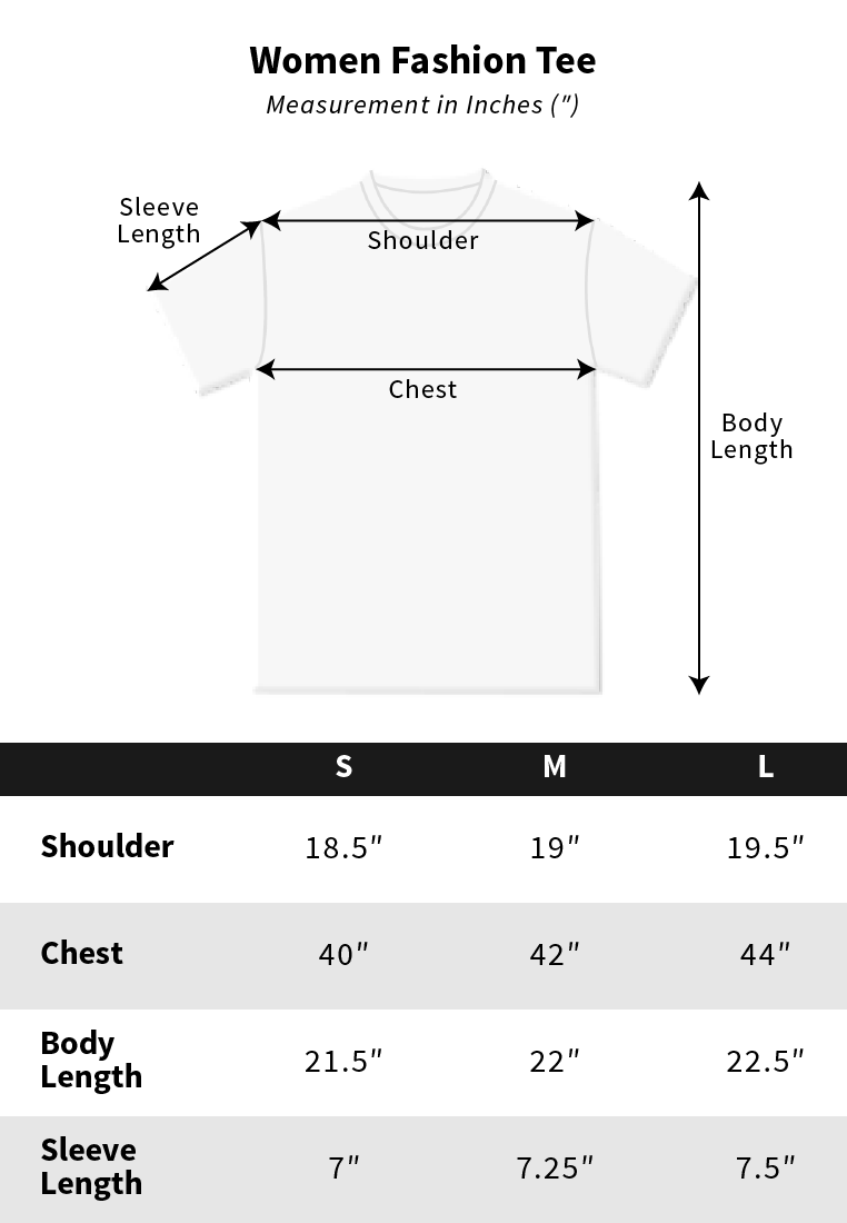 Women Short-Sleeve Fashion Tee - Black - H2W524